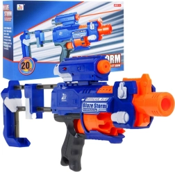 pistola per bambini blaze storm con mirino laser e 20 proiettili in spugna