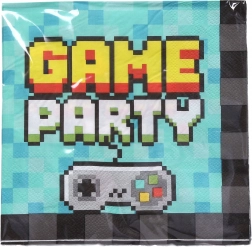 Party Napkins GAME 33 × 33 cm, 20 pcs