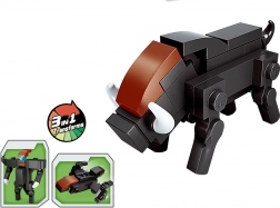 QMAN 3-in-1 Building Set – Wild Boar (27 pieces)