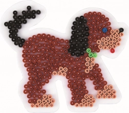 Plaque en forme de chien pour perles à repasser