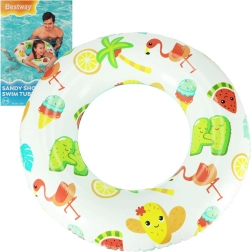 opblaasbare zwemring BESTWAY met flamingo-motief 61 cm