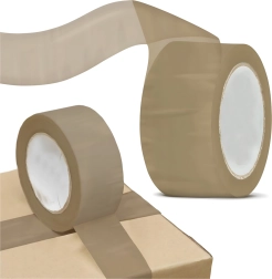 Nastro adesivo marrone 48 mm x 100 m – forte e resistente