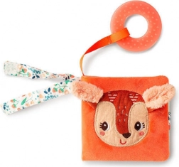 Lilliputiens mini libricino con pagine fruscianti e massaggiagengive cerbiatta Stella, 6m+