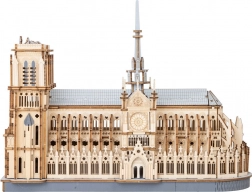 Rowood Puzzle 3D en bois cathédrale NOTRE-DAME, 330 pièces