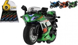 Závodná motorka na spätné natiahnutie so svetlom a zvukom