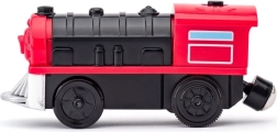 Red Battery-Powered Locomotive