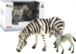 Set of 2 Zebra Figures with Zebra Calves Animals