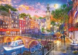 Puzzle Amsterdam 1000 darabos a Ravensburger-től