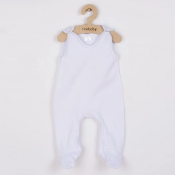Tutina bianca per neonati NEW BABY Classic in cotone