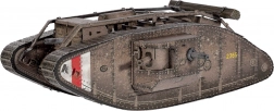 3D fém puzzle Brit tank Mark IV