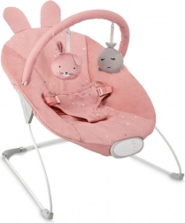 vibrating baby bouncer with melodies MoMi Glossy pink