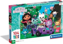 Puzzle 104 dijelova – Gabby’s Dollhouse od Clementoni