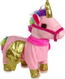 Interactive Unicorn with Music and Golden Wings