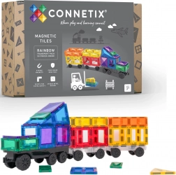 Connetix Rainbow Transport Pack costruzioni magnetiche 50 pezzi