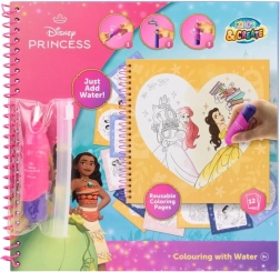 wielka książka wodnego malowania Disney Księżniczki