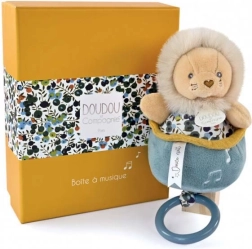 Gift set – plush lion cub with music box 20 cm