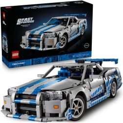 Technic Nissan Skyline GT‑R (R34) from Fast & Furious – drift model for adults