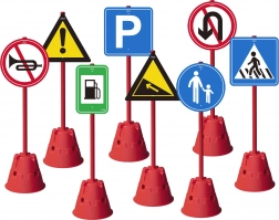 Zabavni set velikih prometnih znakova Classic World