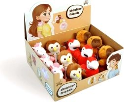 Magnetic shoulder plush buddies