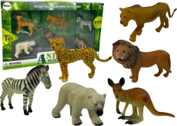Set of African Wild Animal Figures