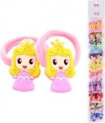 Princess-themed hair ties — 2 pieces