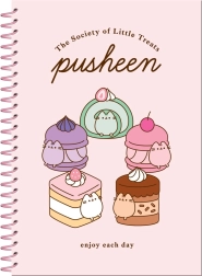 Pusheen set – spiral notebook and stickers