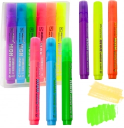 Set of Neon Highlighters 6 pcs