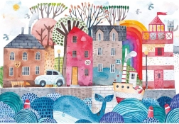 Slagalica Puzzle Luka 250 dijelova s Naljepnicama