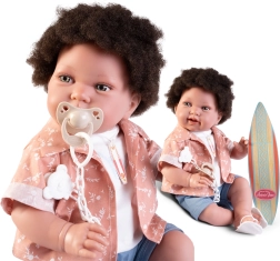 Dukke Antonio Juan Pipo med realistisk hår