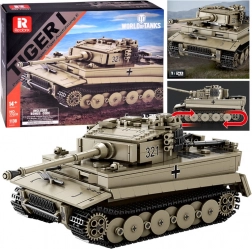 Stavebnice tanku Tiger I WORLD OF TANKS 1:28 (1138 dílků)