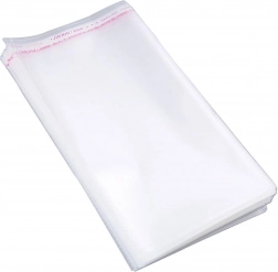 Sacchetti auto-adesivi in cellophane OPP 20 × 36 cm, 100 pz