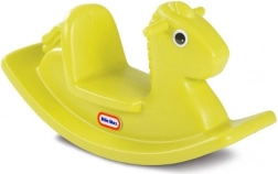Koń na biegunach żółty