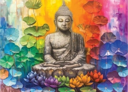 EUROGRAPHICS Colorful Buddha Puzzle 1000 pieces