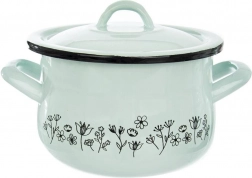 Enamel pot with lid LOUKA 16 cm, 2.3 l