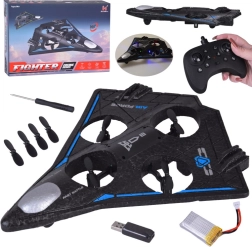 Lightweight RC drone with LED effects and 360° acrobatics
