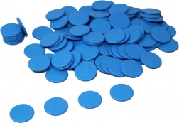 Blue Game Tokens Wissner 100 pcs