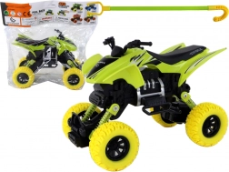 Quad per bambini XC con ruote in gomma di colore verde