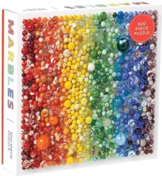 Galison Rainbow Marbles Puzzle 500 Pieces