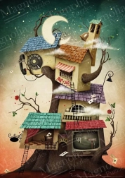 Treehouse Puzzle 1000 Pieces MAGNOLIA