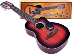 Kids' guitar with 6 metal strings – Brick