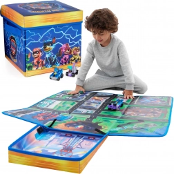 Tapis de jeu pliable et boîte de rangement PAW Patrol The Mighty Movie – Adventure City