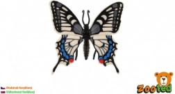 decorative plastic Old World Swallowtail butterfly, 8 cm