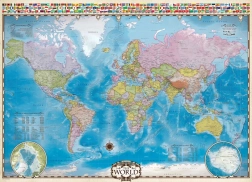 Eurographics Puzzle World Map 1000 Pieces