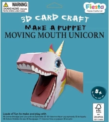 Creative 3D Unicorn Puppet FIESTA CRAFTS