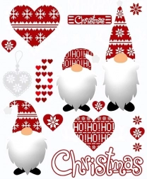 Christmas Iron-ons Gnomes