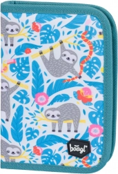 BAAGL Klassisches Federmäppchen mit zwei Klappen Faultier