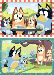 Puzzle pieghevoli Bluey al picnic 2x12