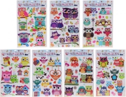 Wall Stickers Owlets – colorful kids’ wall decor