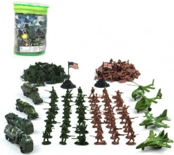 Set of Soldiers with Accessories 210 pcs