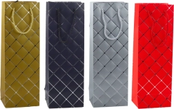 Darilna vrečka za vino 35 x 12 x 9 cm